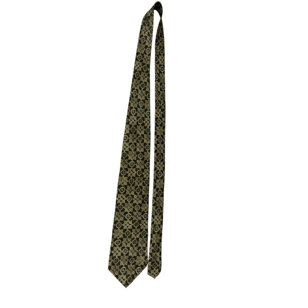 Banana Republic Luxury Silk Tie - Italian Executive Floral - Prestige Edition